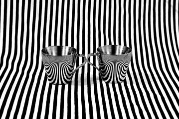 Reflective cups