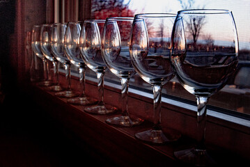 Glasses on the sill