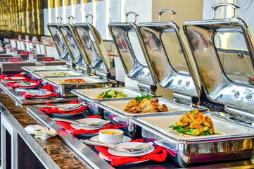 Buffet restaurant, the hotel restaurant