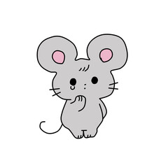 Obraz na płótnie Canvas animal mouse cartoon theme elements
