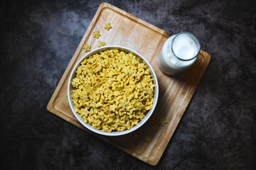 spices in a wooden bowl