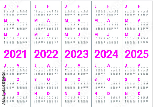 2023 2024 Testing Calendar Year 2021 2022 2023 2024 2025 Calendar Vector Design Template, Simple And  Clean Design 2009 Wall Mural | 20-Dolphfyn