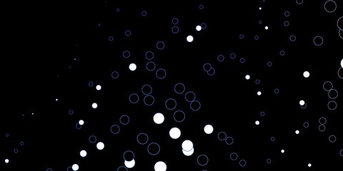 Dark Pink, Blue vector backdrop with dots. Glitter abstract illustration with colorful drops. New template for a brand book.