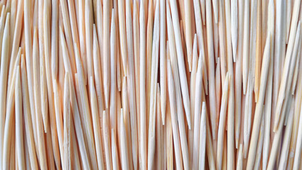 Bamboo has been made into a long pointed stick in a round shape. For background.