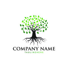 A life logo with a simple and elegant tree design is perfect for businesses and uses the latest Adobe illustrations.
