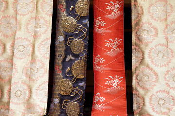 和柄の布地