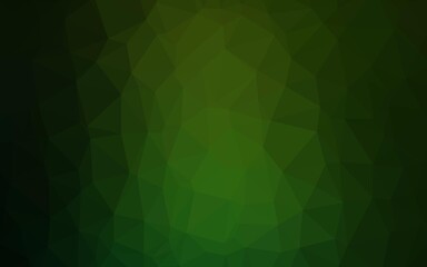 Obraz premium Light Green vector blurry triangle texture.
