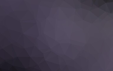 Obraz premium Dark Purple vector polygon abstract backdrop.