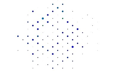 Light Multicolor, Rainbow vector template with circles.