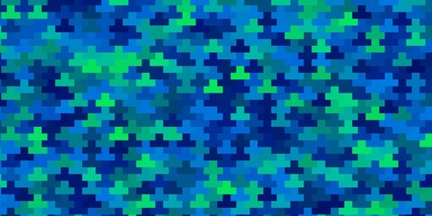 Light Blue, Green vector template in rectangles. Abstract gradient illustration with rectangles. Pattern for websites, landing pages.