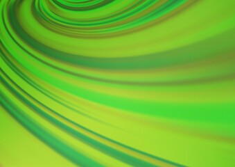 Light Green vector blurred shine abstract background.