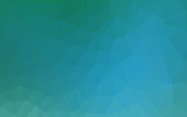Obraz premium Light BLUE vector low poly cover.