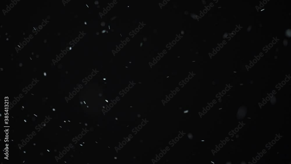 Poster dancing particle animation for background or footage overlay