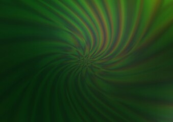 Dark Green vector abstract blurred template.