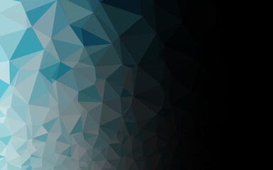 Light BLUE vector polygon abstract layout.