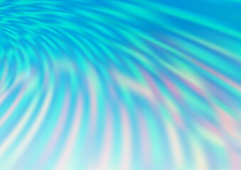 Light BLUE vector blurred shine abstract template.