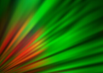 Light Green, Red vector glossy abstract background.