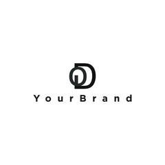 OD logo with a simple and elegant font design that's perfect for your business and uses the latest Adobe illustrations.