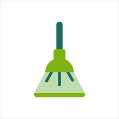 flat design cleaning sweep icon. vector icon concept.
