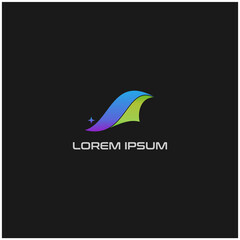 Initial Letter Hexagon color Logo design inspiration