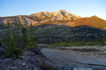 Alberta, Canada - Train Trestle by Snaring Overflow Campground