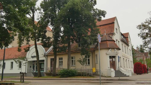 Lithuanian Post Building in Silute, Lithuania