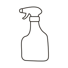 spray bottle medical product silhouette style