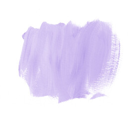 Purple brush stroke abstract art paint background. Acrylic creative artwork. Image.