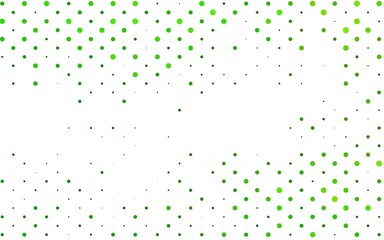 Light Green vector cover with spots.