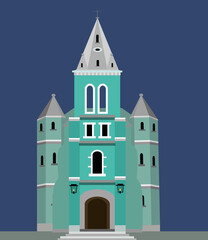 Iglesia neogótica