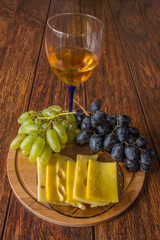 cheese and wine