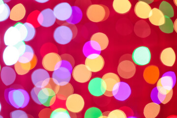 Abstract background with blurred lights