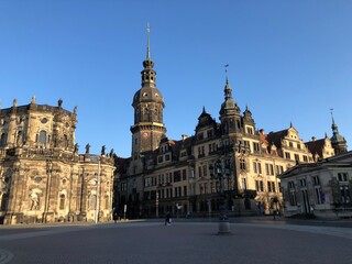Fototapeta na wymiar Dresden Altstadt 