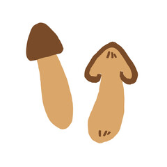松茸のイラスト