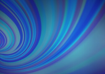 Light BLUE vector blurred bright pattern.