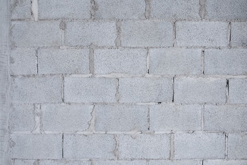 Aerated bricks, cement floor, wall cover, concrete for background.