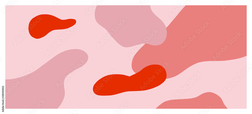 Poster background design with contemporary art. unique shape compositions are arranged for text design, gre