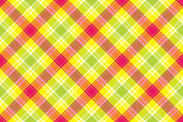 Plaid pattern seamless. Check fabric texture. Stripe square background. Vector textile design.