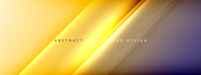 Motion concept neon shiny lines on liquid color gradients abstract backgrounds. Dynamic shadows and lights templates for text