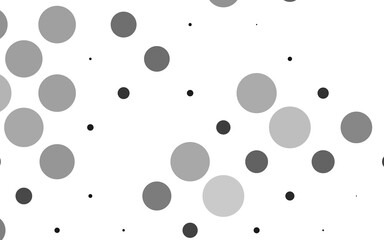 Light Black vector template with circles.
