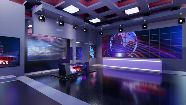 3D Virtual TV Studio News