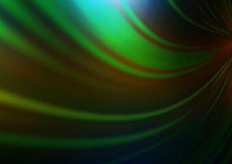 Dark Green, Yellow vector blurred and colored template.