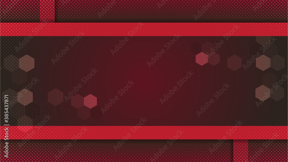 Aufkleber abstract red background gradient design with geometric composition.futuristic minimal pattern place 