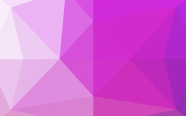 Light Pink, Blue vector polygonal template.
