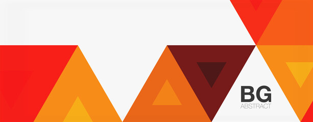 Mosaic triangle pattern abstract background for cover, banner, flyer and poster and other template