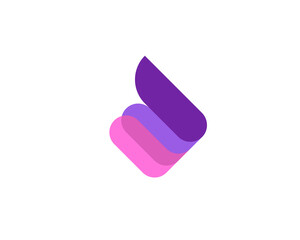 Creative double Ok, like vector sign logo. Colorful abstract hand, thumb, approval icon symbol logotype on light background.