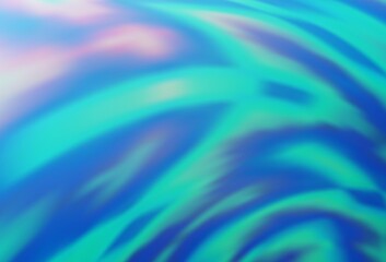 Light BLUE vector blurred bright pattern.