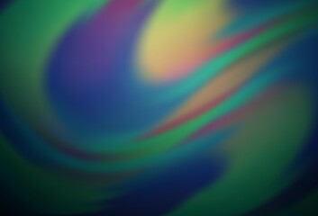 Dark Blue, Green vector colorful abstract texture.