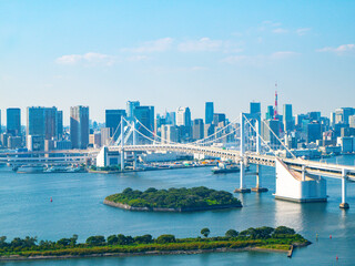 Fototapeta premium 【お台場・フジテレビより】東京都・都市景観