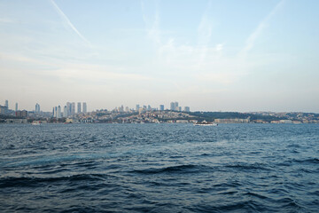 Bosphorus Strait cruise tour, separates Europe and Asia continents One of the highlights in Istanbul- Turkey